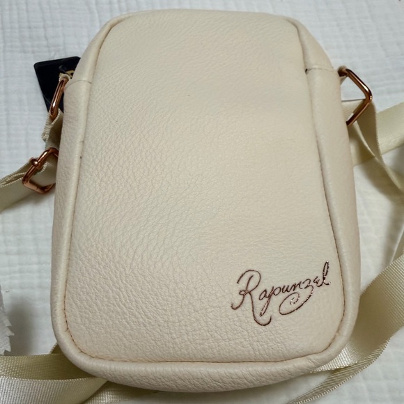 Disney Loungefly Rapunzel Tangled Crossbody Bag – Cream Faux Leather – NWT - Picture 2 of 5